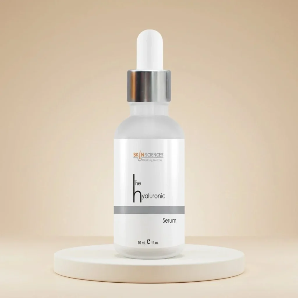 SkinSciences hyaluronic serum for hydrated Pakistani skin