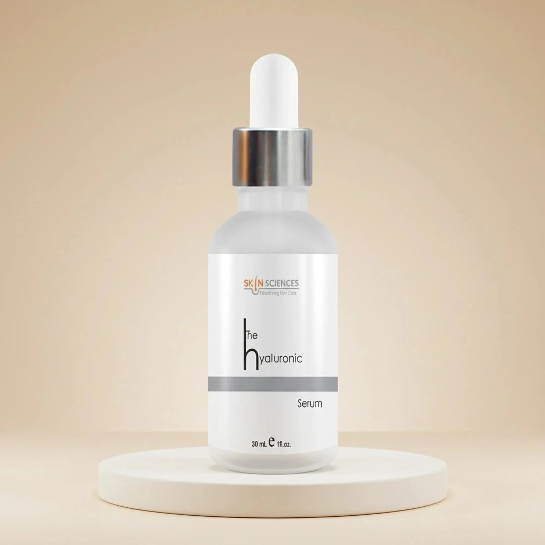 SkinSciences hyaluronic serum for hydrated Pakistani skin